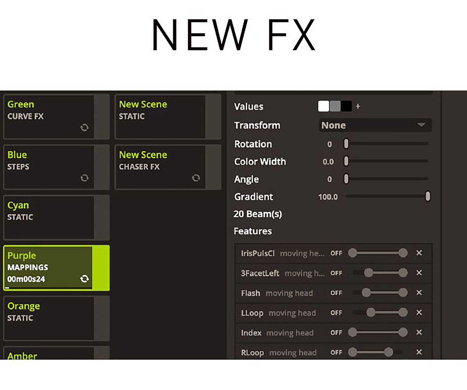 ADJ MYDMX5, DMX Lighting Control Software by ADJ