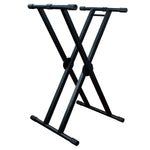 ProX X-KSD200, DJ Double X Style Case/Keyboard Stand With Ergo Easy Lock - Hollywood DJ