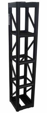 ProX XT-BT1206 BLK, 3mm Wall BoltX Black Bolted 12 Inch Professional Box Truss Segment - 6 Feet - Hollywood DJ