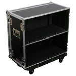 Odyssey FZGAMPHEAD2X2W Dual Guitar Amp Head Flight Case - Hollywood DJ