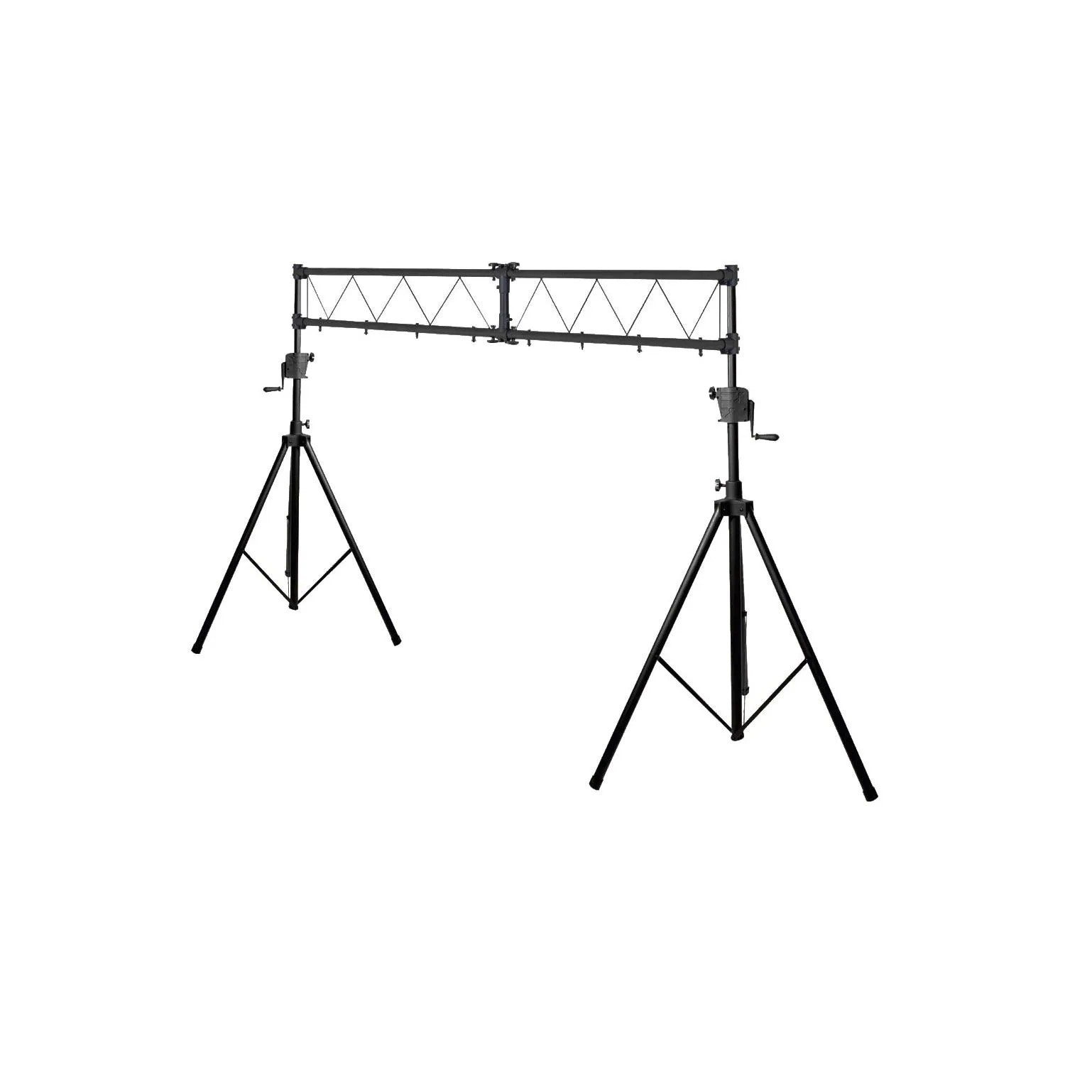 Odyssey LTMTS1PRO, Wide Mobile Lighting Truss System with Height Adjustable Crank - 10-Feet - Hollywood DJ