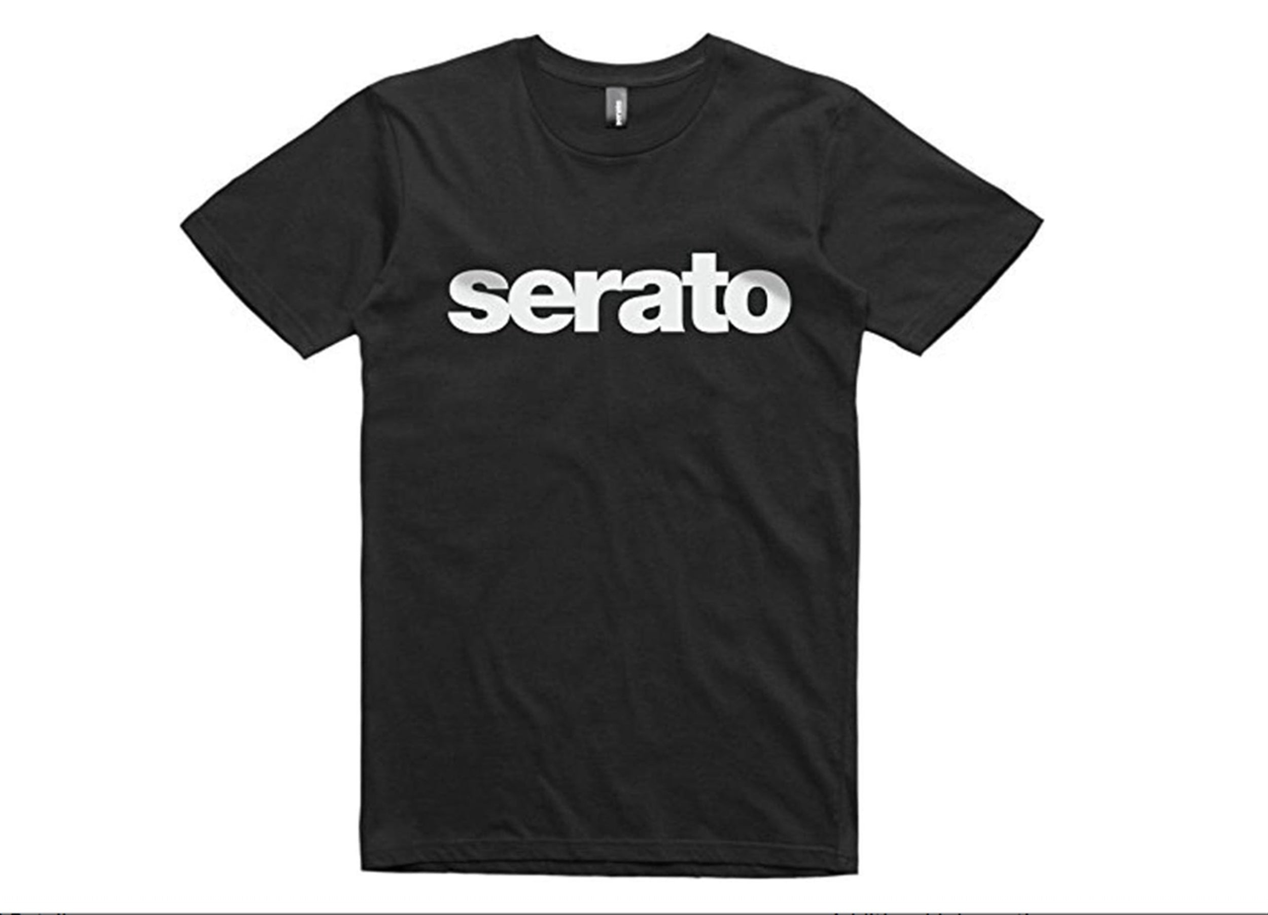 Serato Logo T-Shirt (White Logo on Black Shirt), Men's 2XL - Hollywood DJ
