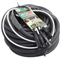 ProX XC-DXLR75 Balanced Dual XLR-M to Dual XLR-F High Performance Audio Cable - 75 Feet - Hollywood DJ