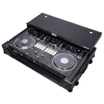ProX XS-DDJREV7WLTBL DJ Flight Case for Pioneer DDJ-REV7 Digital Controller with Sliding Laptop Shelf and Wheels - Black Finish - Hollywood DJ