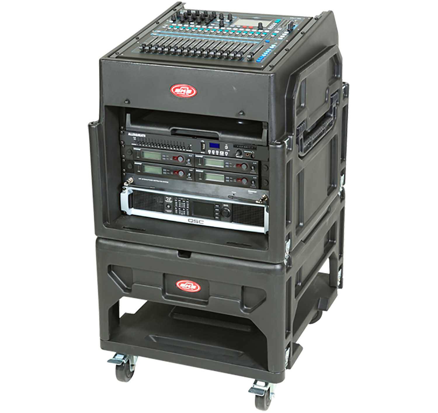 SKB Cases 1SKB19-R1208 Gig Rig Mixer Rack Case - Hollywood DJ