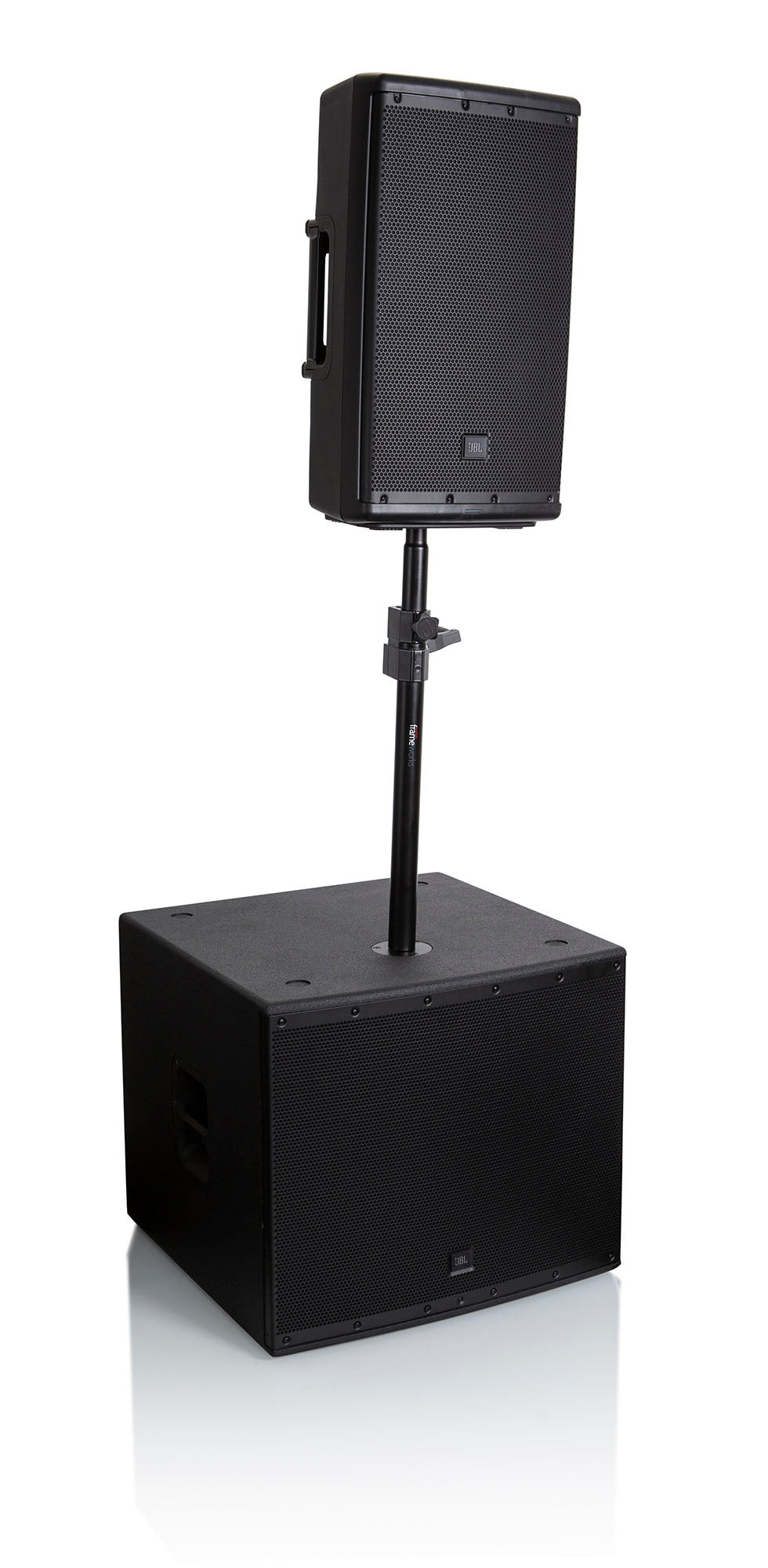Gator Frameworks GFWSPKSUBCRNK Crank-Operated Sub Pole - Hollywood DJ
