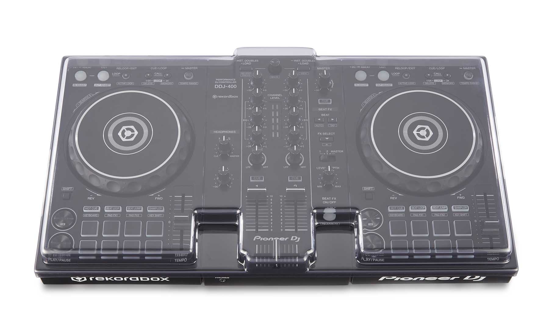 Decksaver DSLE-PC-DDJ400 Protection Cover For Pioneer DDJ-400 DJ Controller - Hollywood DJ