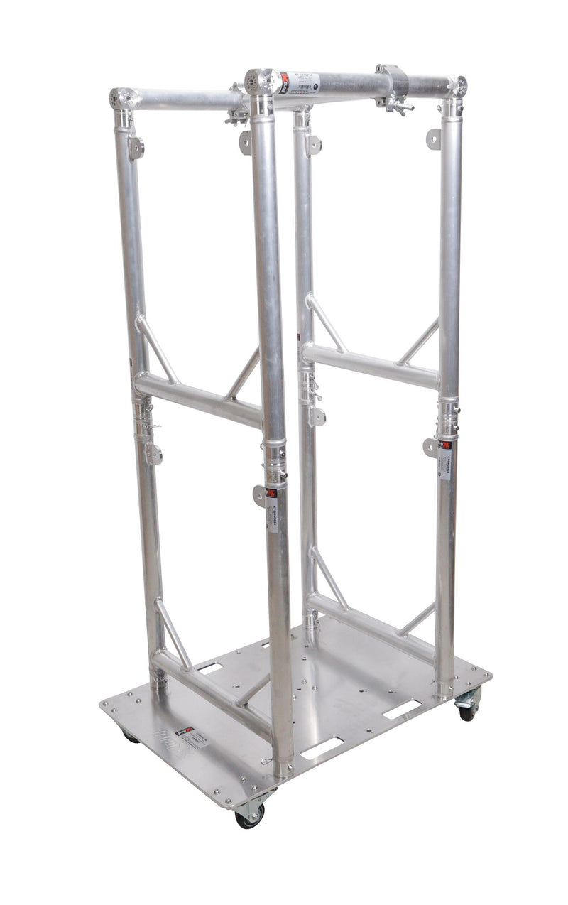 ProX XT-GRU-PKGX4, Truss Modular 4X Rapid U Grid Trio Package for Lighting with Rolling Aluminum Baseplate by ProX Cases