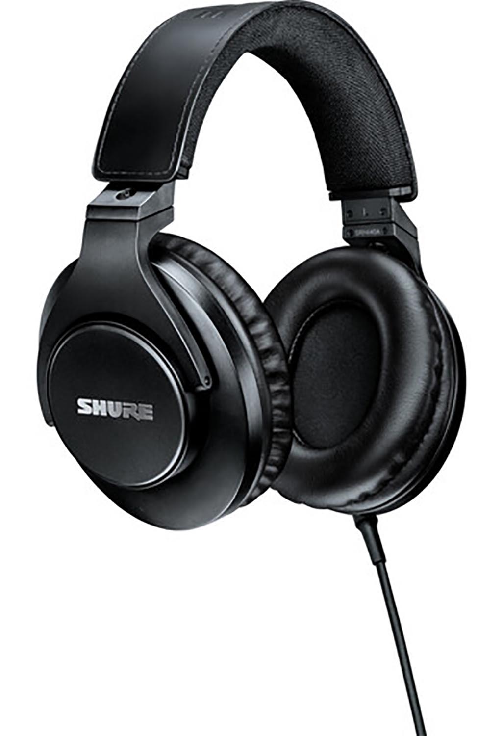 Shure Podcast Package with SRH440A Studio Headphones and MV7-K USB Podcast Microphone - Hollywood DJ