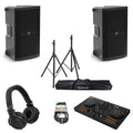 Pioneer DJ DDJ-FLX4 CLUB Package 01 with Speakers, Stands and Headphones - Hollywood DJ