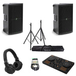 Pioneer DJ DDJ-FLX4 CLUB Package 01 with Speakers, Stands and Headphones - Hollywood DJ