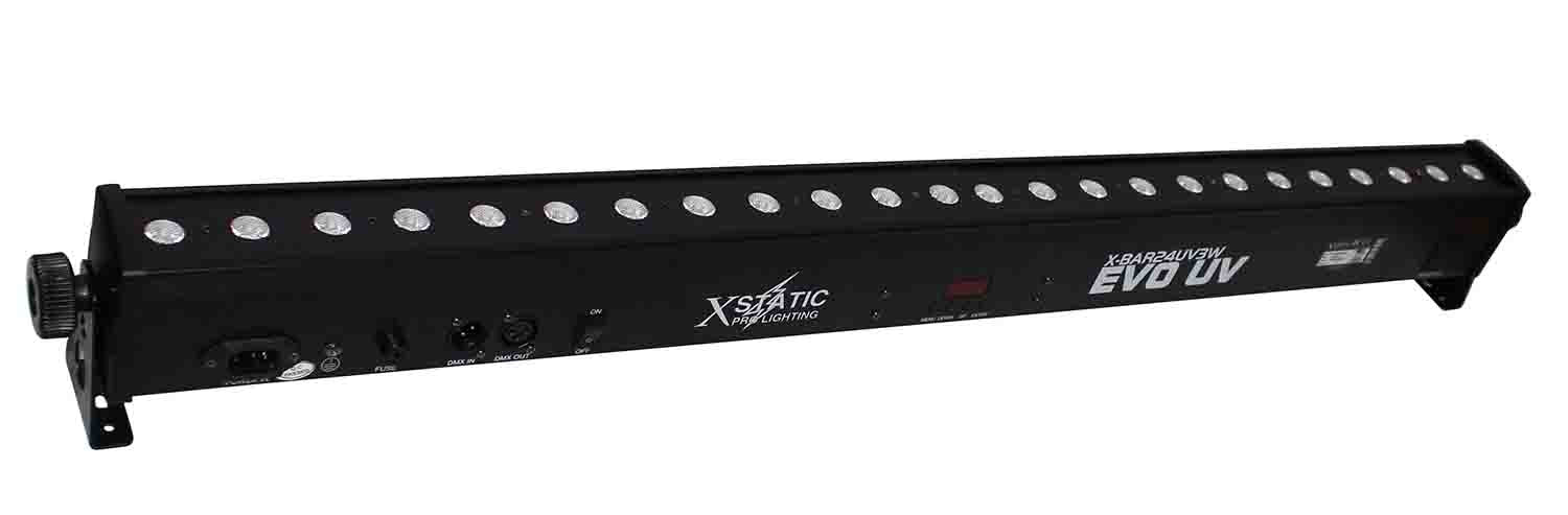 ProX X-BAR24UV3W Evo UV 24 3W LED Ultraviolet Black Light Bar - Hollywood DJ