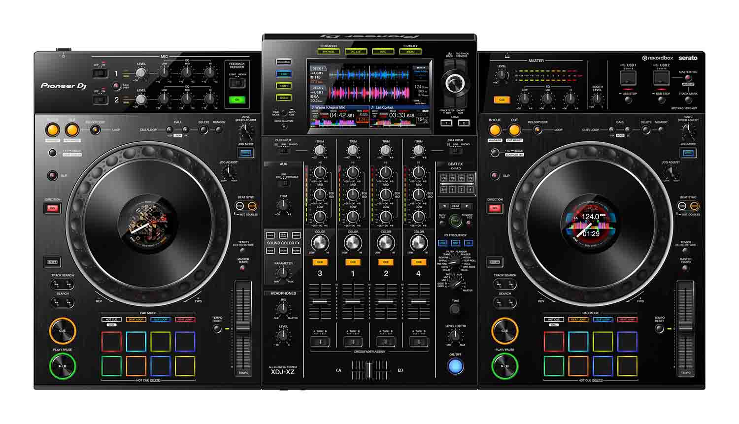 B-Stock: Pioneer DJ XDJ-XZ Professional all-in-one DJ Controller System - Black - Hollywood DJ