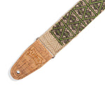 Levy's Leathers MH8P-005 2” Hemp Vegan Guitar Strap with Printed Illuminati Design - Hollywood DJ