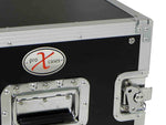 ProX X-8UE, 8U Deluxe Effects Rack Case 14 In Deep Rail to Rail - Hollywood DJ