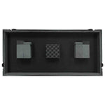 Odyssey FZ12CDJWXD2BL Coffin Flight Case For 12″ Format DJ Mixer and Two Large Format Media Players Odyssey