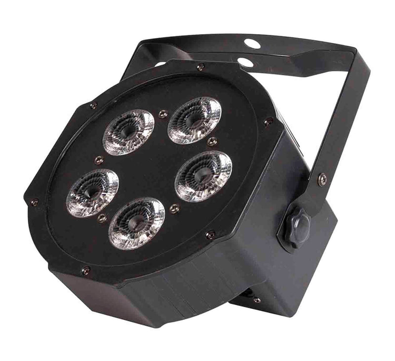 Colorkey CKU-2152 WaferPar HEX 5 MKII Low Profile Wash Light with High Output 6 in 1 Color (RGBAW-UV) LEDs - Hollywood DJ
