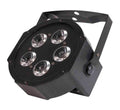 Colorkey CKU-2152 WaferPar HEX 5 MKII Low Profile Wash Light with High Output 6 in 1 Color (RGBAW-UV) LEDs - Hollywood DJ