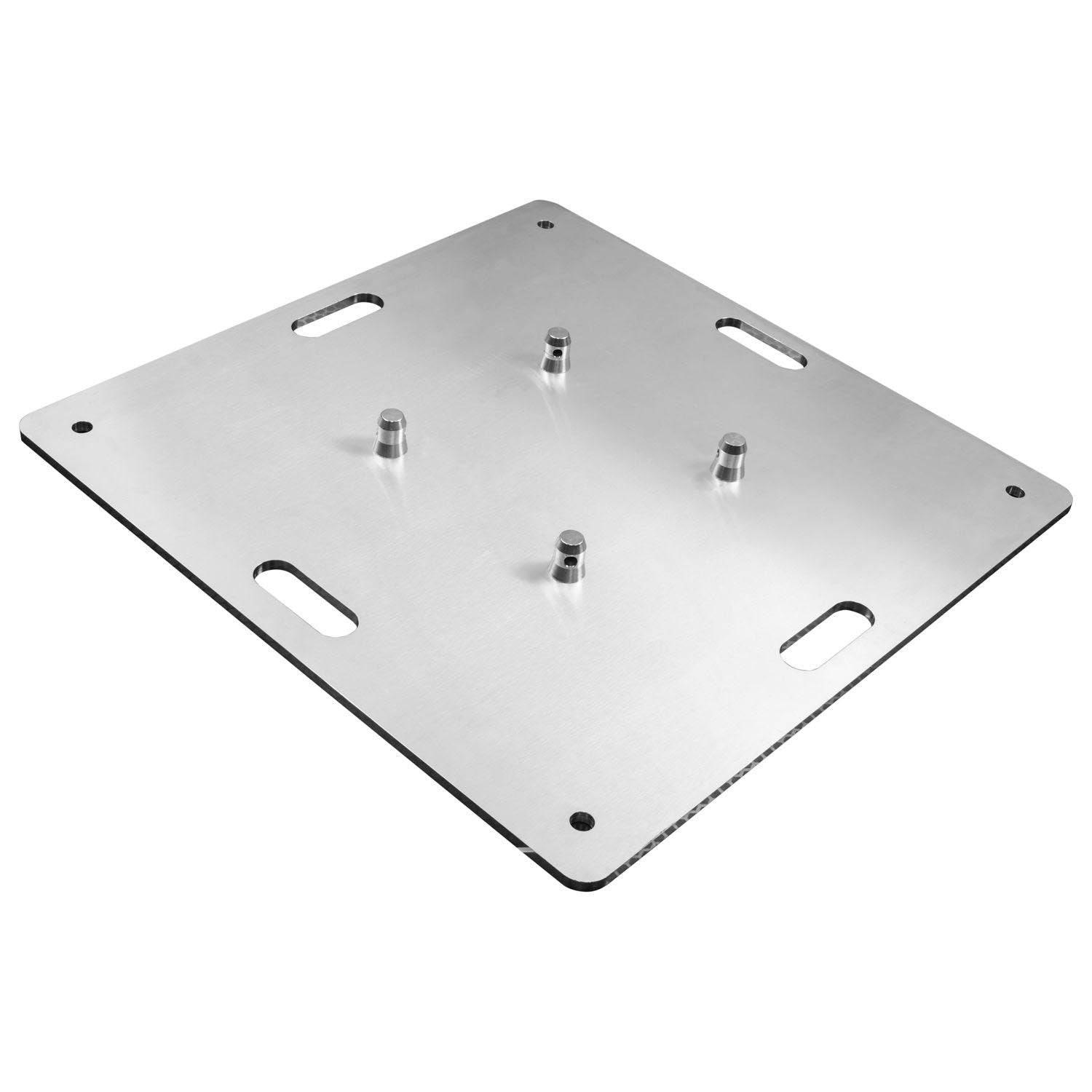 Show Solutions SCT290-BP30 Aluminum Base Plate for 290 mm x 290 mm Box Truss - 30″ x 30″ - Hollywood DJ