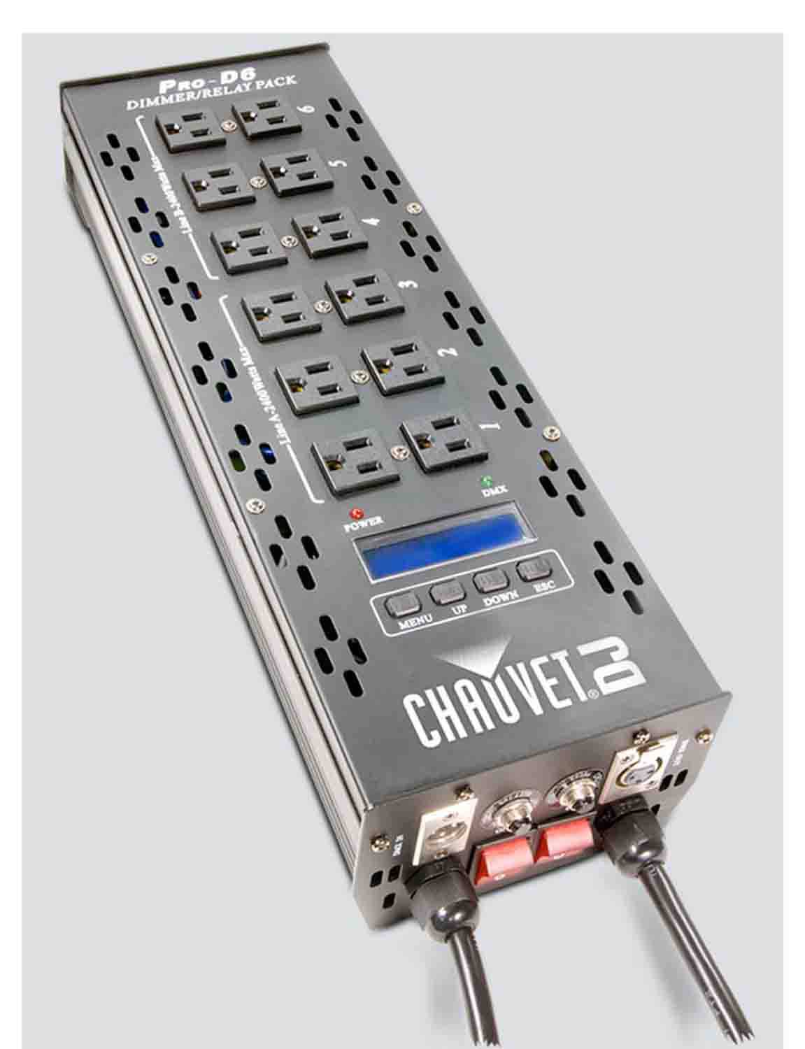 Chauvet PROD6 Pro-D6 DMX-512 Dimmer/Switch Pack (6-Channel) | LED Light Controllers - Hollywood DJ