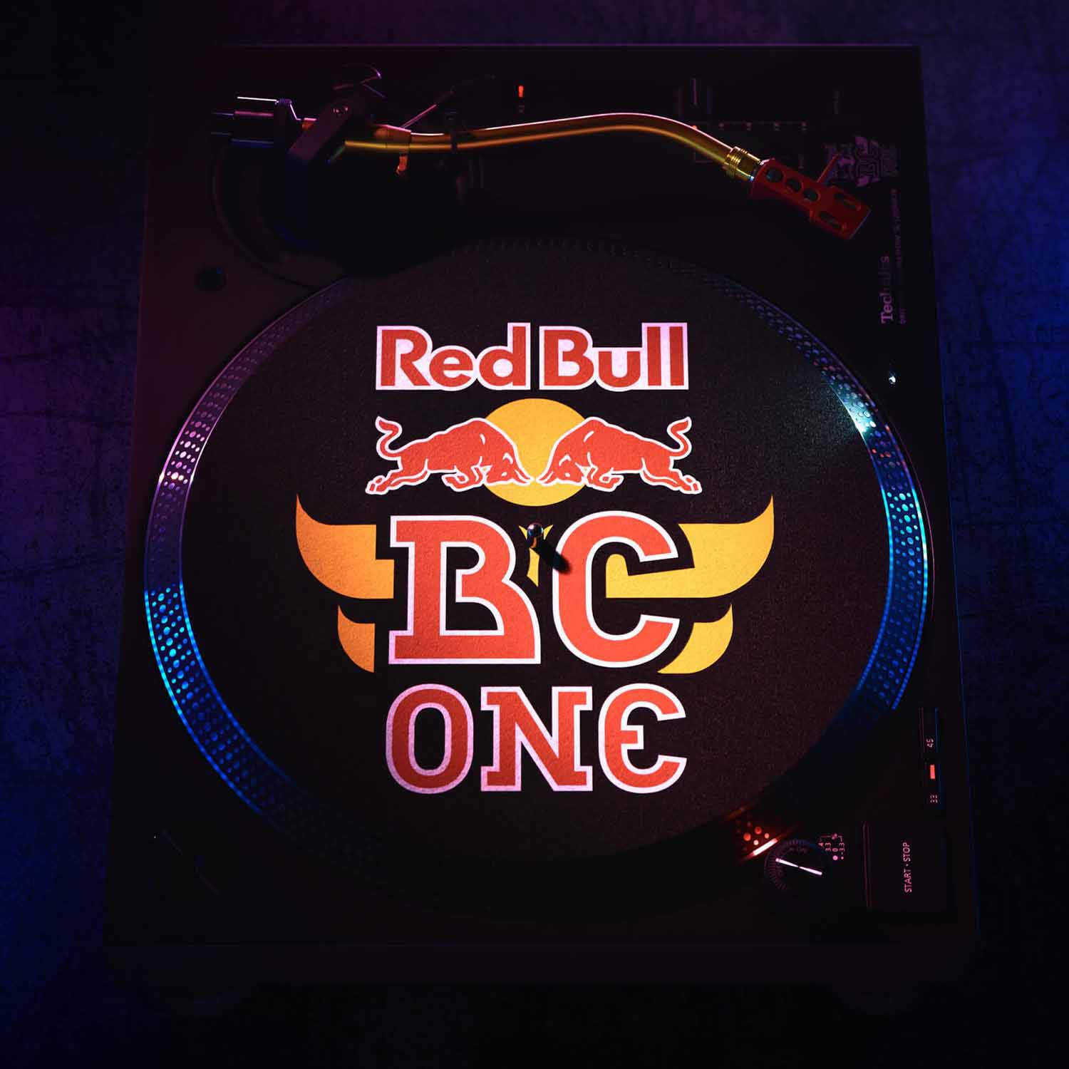 Technics SL-1200MK7R, Red Bull BC ONE Limited Edition Professional DJ Turntable - Hollywood DJ