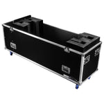 Odyssey FZ2FSM75W Dual 75″ Flat Screen Monitor Case with Casters - Hollywood DJ