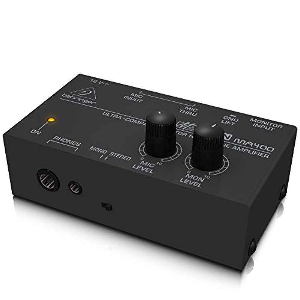 Behringer MA400 Ultra Compact Monitor Headphone Amplifier - Hollywood DJ