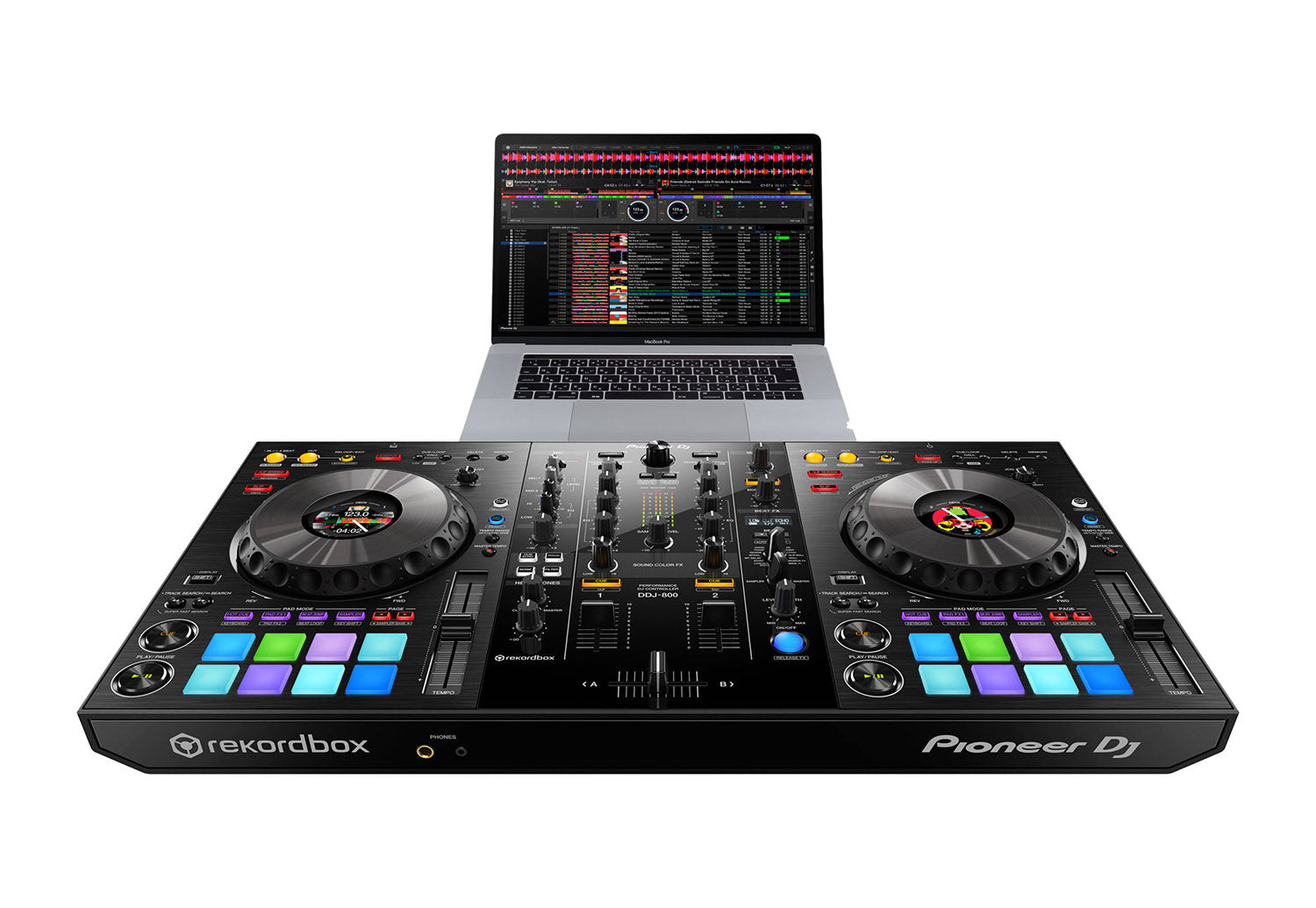 Pioneer DDJ-800 2 Channel Portable DJ Controller for rekordbox