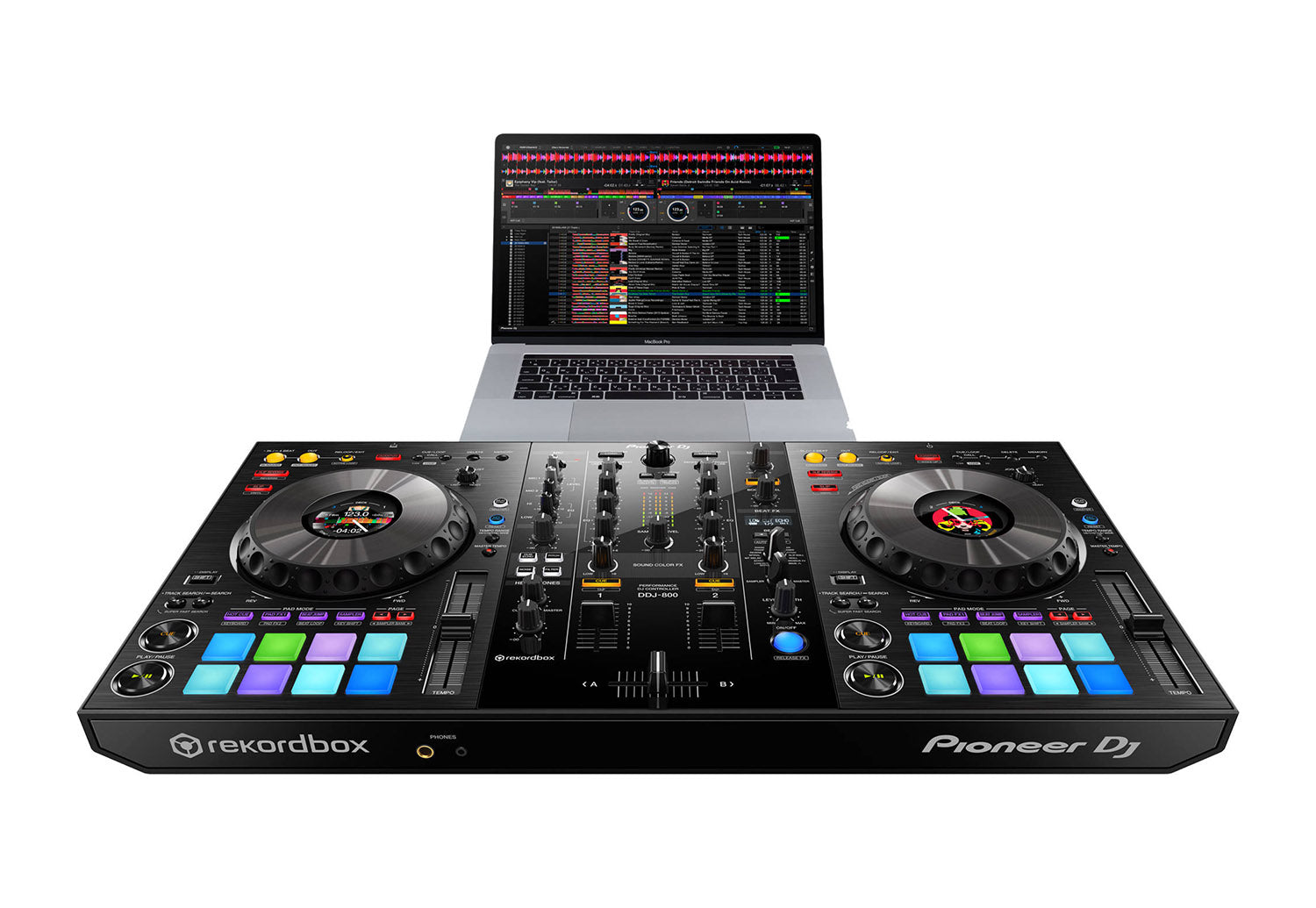Pioneer DDJ-800, 2-Channel Portable DJ Controller for Rekordbox - Hollywood DJ