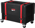 Gator Cases G-212-ROTO, 2X12 Combo Amp Transporter Case and Stand with Wheels - Hollywood DJ