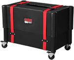 Gator Cases G-212-ROTO, 2X12 Combo Amp Transporter Case and Stand with Wheels - Hollywood DJ
