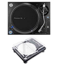 Pioneer DJ PLX-1000 DJ Turntable with Decksaver DS-PC-SL1200 Protection Cover - Bundle - Hollywood DJ