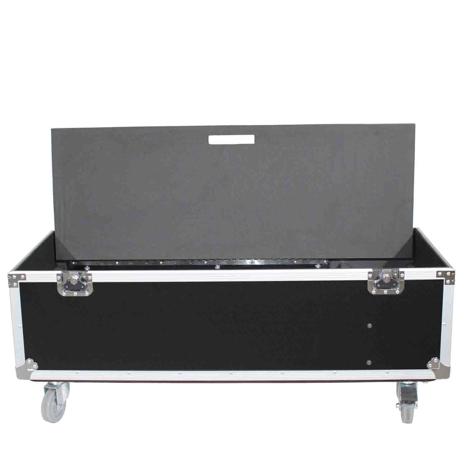 ProX X-RCF-EVOX12X2W ATA Flight Case for 2 RCF EVOX 12 Array Speakers with Wheels - Hollywood DJ
