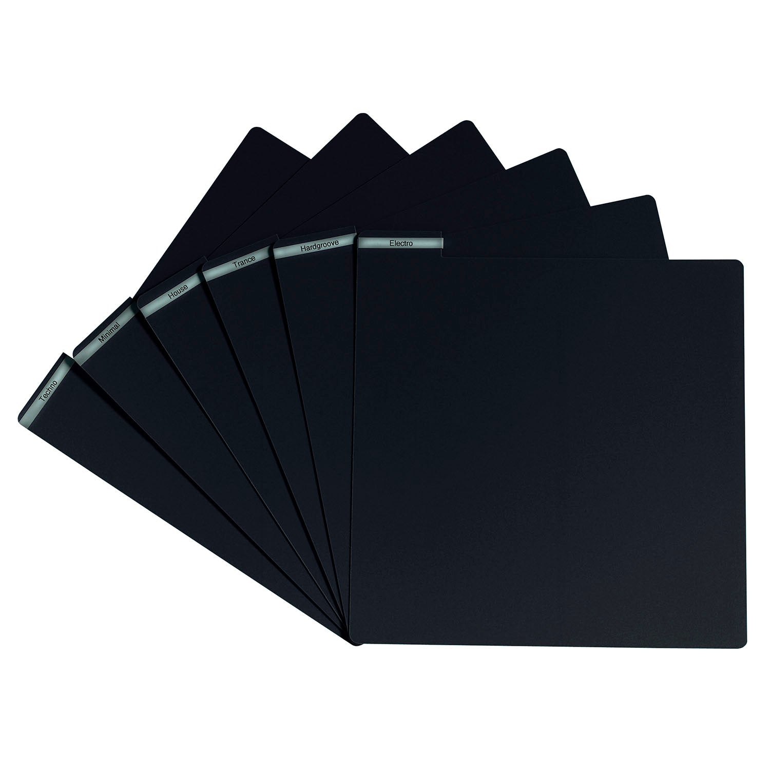 Glorious Vinyl Divider for Labeling and Stickers - Black - Hollywood DJ
