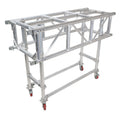 ProX XT-PRERIG5FT, Pre-Rig Rectangular Truss Segment with Removable Rolling Base System - 5' FT by ProX Cases