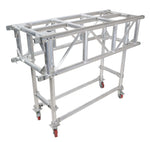 ProX XT-PRERIG5FT, Pre-Rig Rectangular Truss Segment with Removable Rolling Base System - 5' FT by ProX Cases