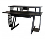 On Stage WS7700B Large Workstation for a Computer, Monitor Speakers, and Other Studio Equipment - Hollywood DJ