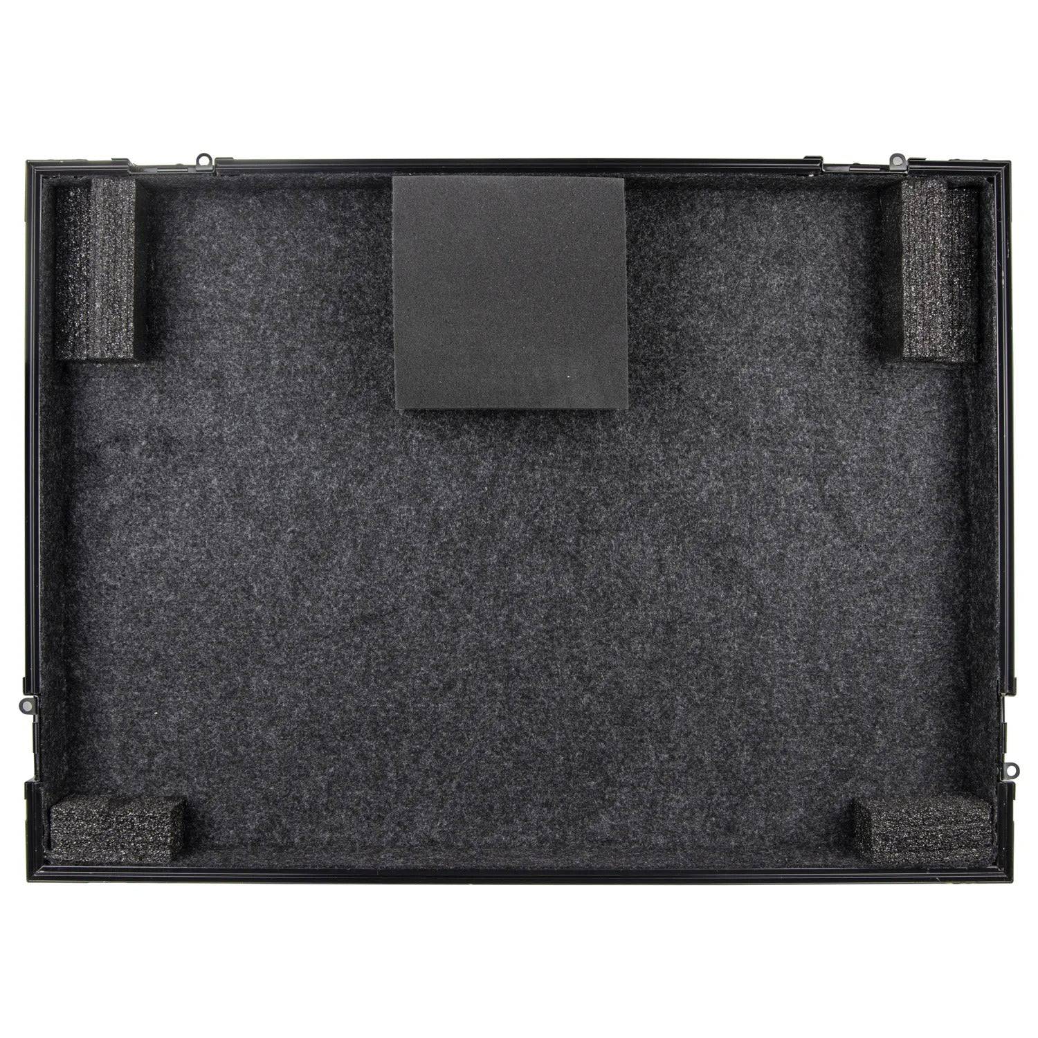 Odyssey FZGSPRIME4BL, Black Denon Prime 4 Flight Case with Glide Platform - Hollywood DJ