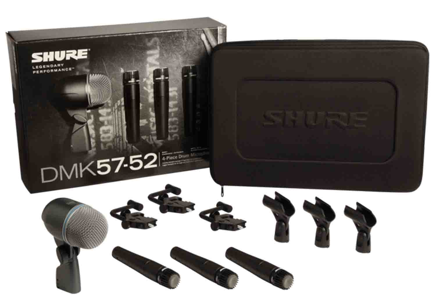 Shure DMK57-52 Drum Microphone Kit - Hollywood DJ