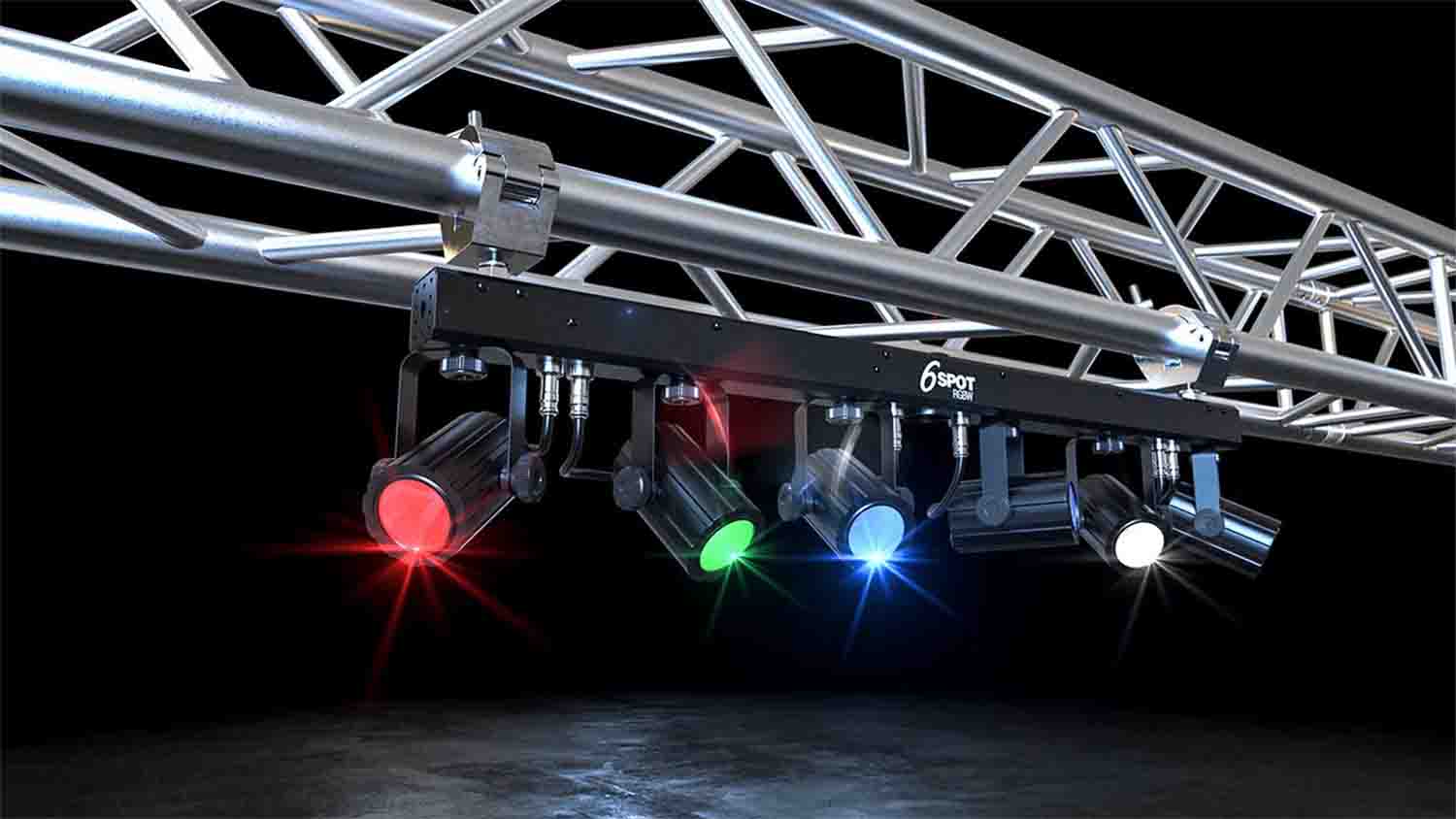 Chauvet DJ 6SPOT RGBW, High Intensity Quad Color (RGBW) LED Effect Lighting - Hollywood DJ