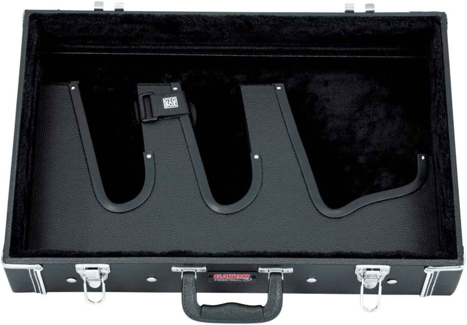 Gator Cases GW-GIGBOXJRPWR Pedal Board and Guitar Stand Case with Power - Hollywood DJ