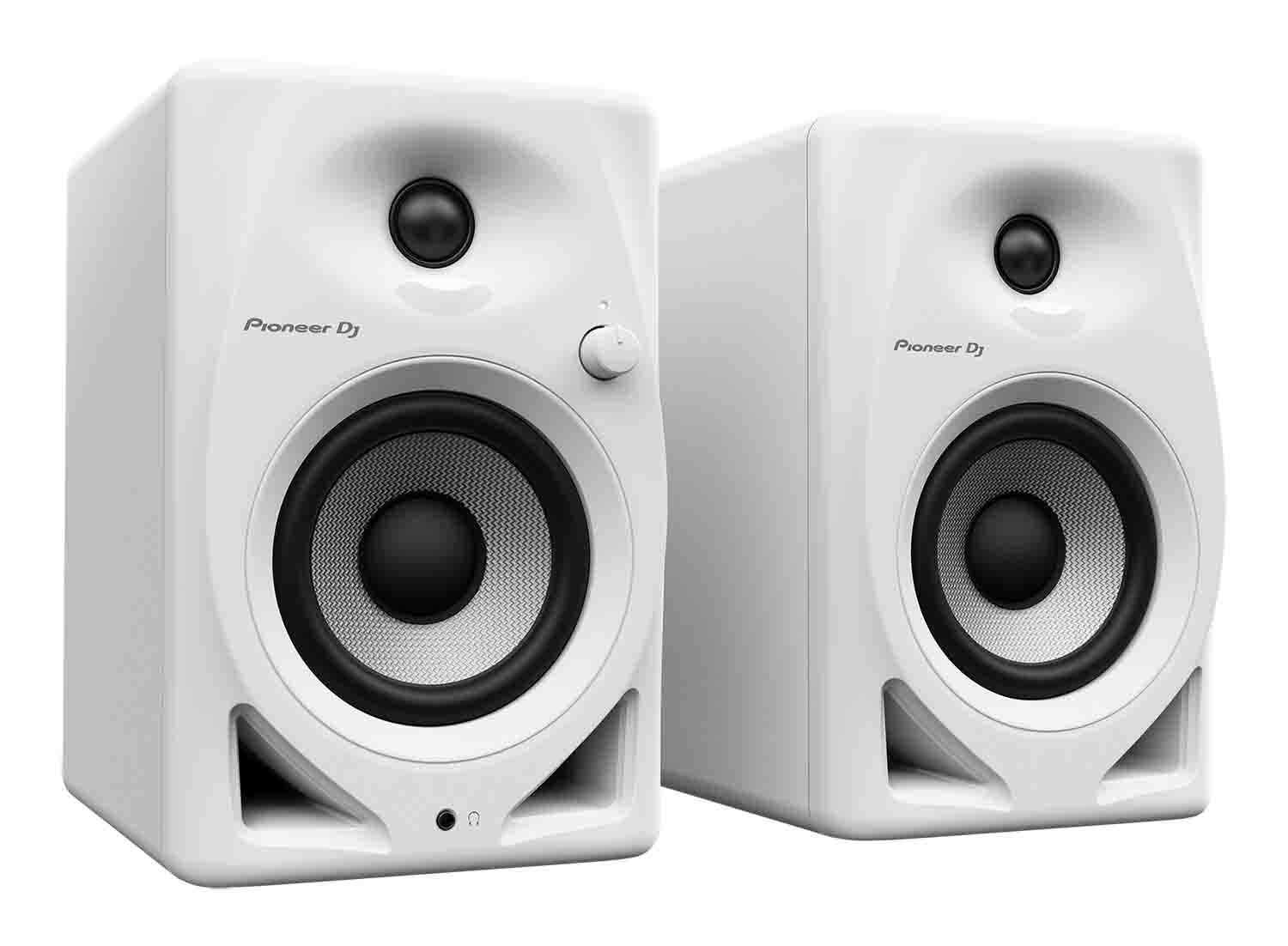 B-Stock: Pioneer DJ DM-40D-W 4" Two-Way Active Desktop Monitor System - (Pair, White) - Hollywood DJ