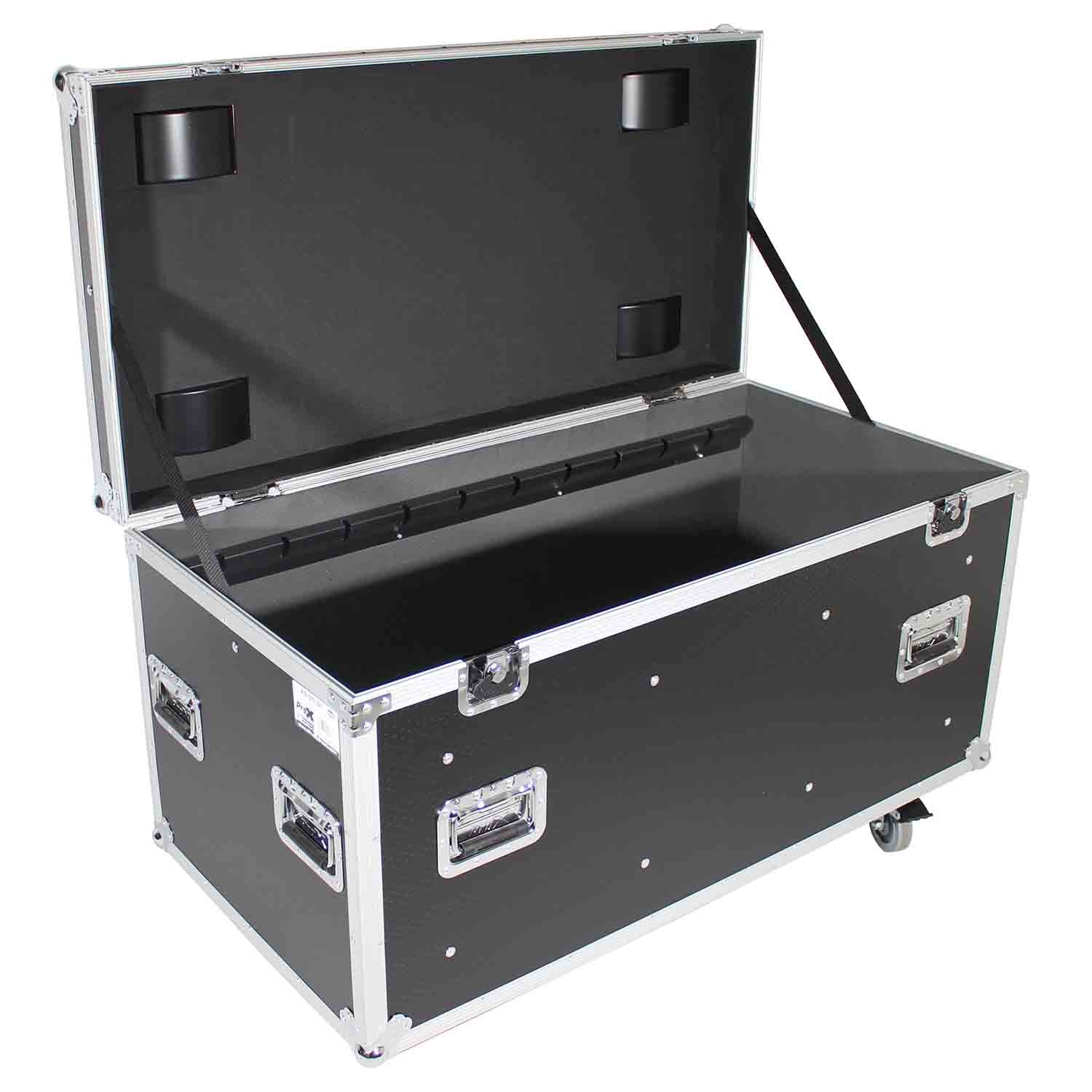 ProX XS-UTLD1 Utility-Storage Case with 4" Caster Wheels - 47.2" x 23.6" x 23.6" - Hollywood DJ