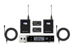 Sennheiser MKE 2 SET, Dual-Channel Digital Wireless System with Two Omni Lavalier Mics - Hollywood DJ
