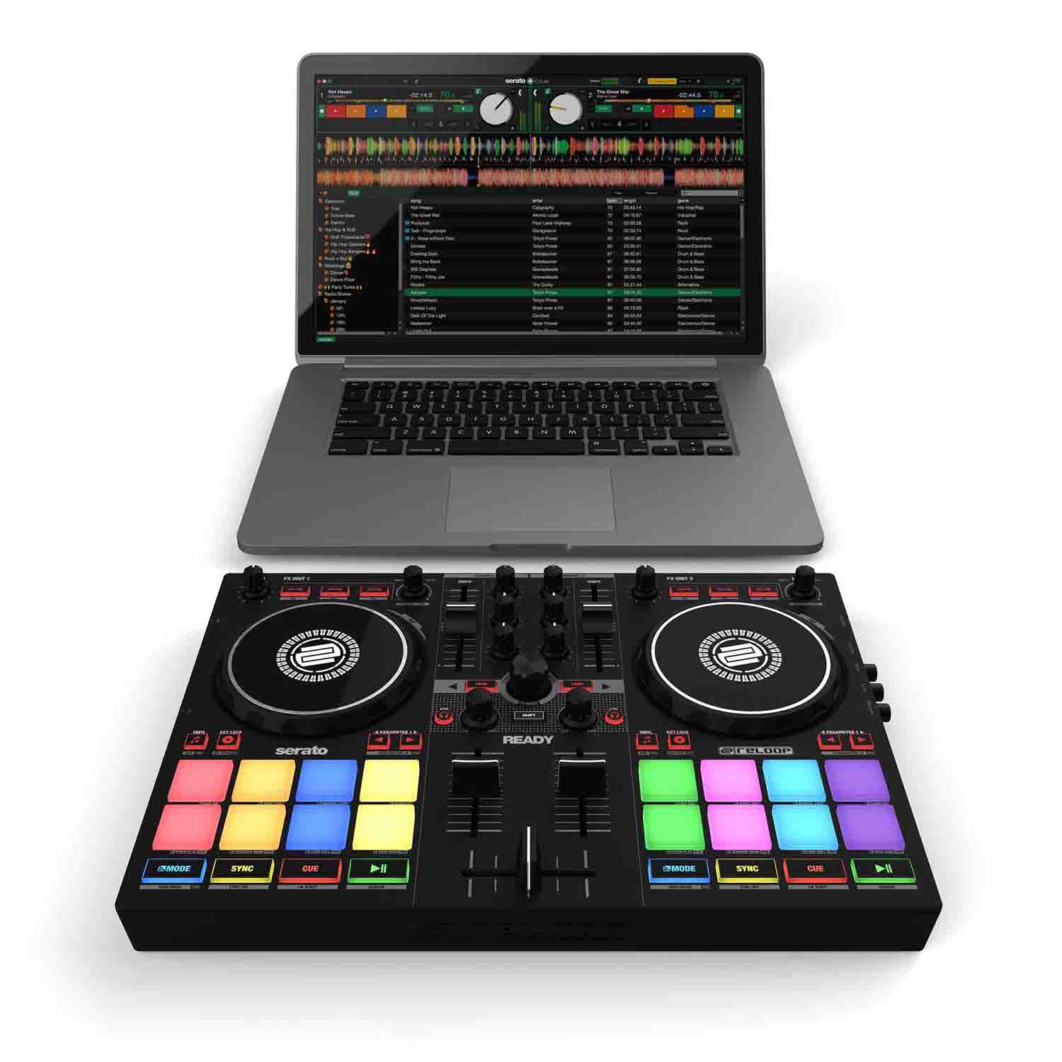 Reloop Ready 2-channel Portable DJ Controller for Serato - Hollywood DJ