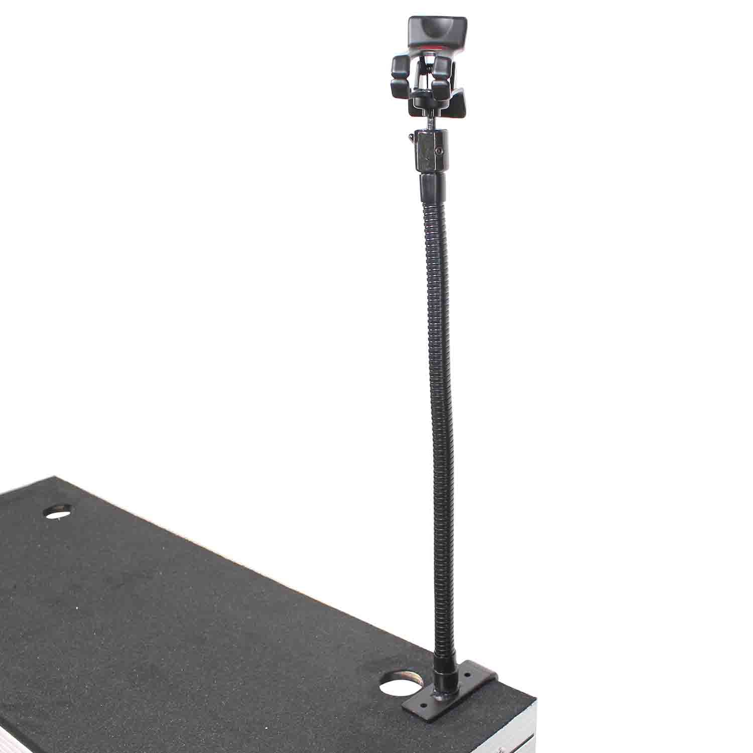 ProX X-MOBICP18 Cellphone Holder Selfie Stick with Table Stand Tripod Clamp and Case - Hollywood DJ