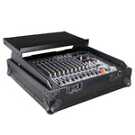 ProX XS-19MIXLTBL DJ Mixer Case, 10U Top Mount 19 Inch Slanted - Black on Black - Hollywood DJ
