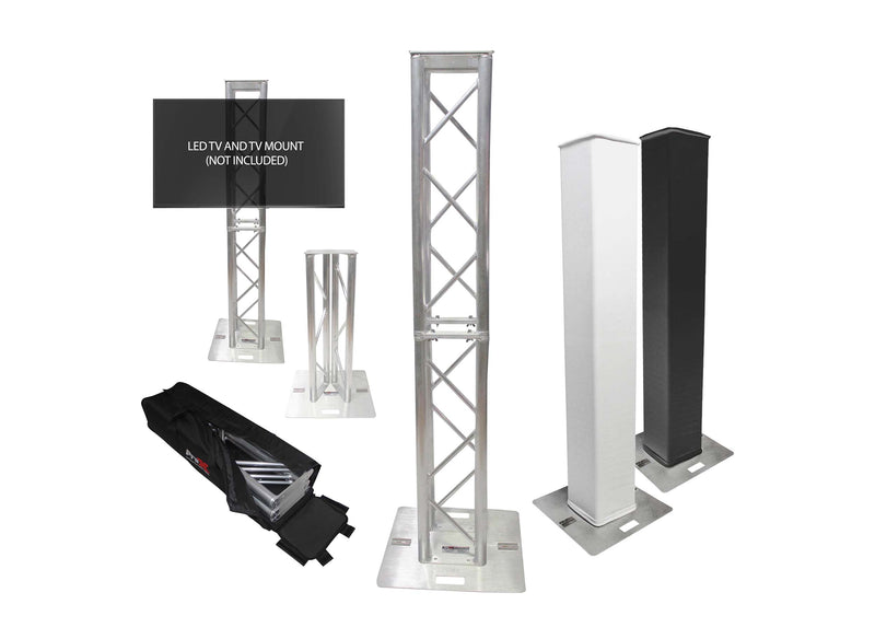 ProX XT-FTP328-656-B Flex Tower Totem Package Adjustable 6.56ft or 3.28ft with Soft Carrying Bag by ProX Cases