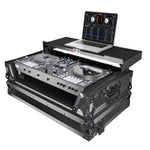 ProX XS-RANEONE WLTBL DJ Flight Case for RANE ONE DJ Controller with Sliding Laptop Shelf & Wheels - Black on Black - Hollywood DJ