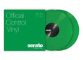 Serato SCV-PS-GRN-OV 12" Green Control Vinyl pressing for Serato DJ Pro (Pair) - Hollywood DJ